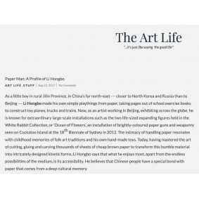 The Art Life｜Paper Man: A Profile of Li Hongbo